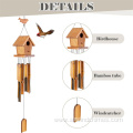 Birdhouse Wind Chimes for Outdoor Yard and Garden Decor